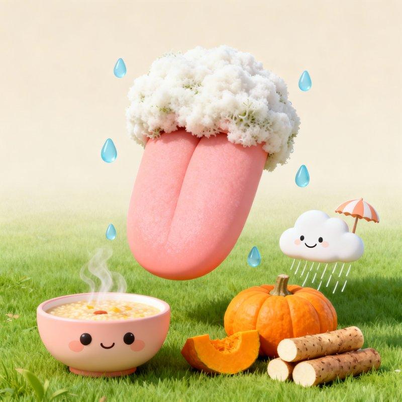 苔白厚腻别忽视，可能是脾胃在“报警”(图1)