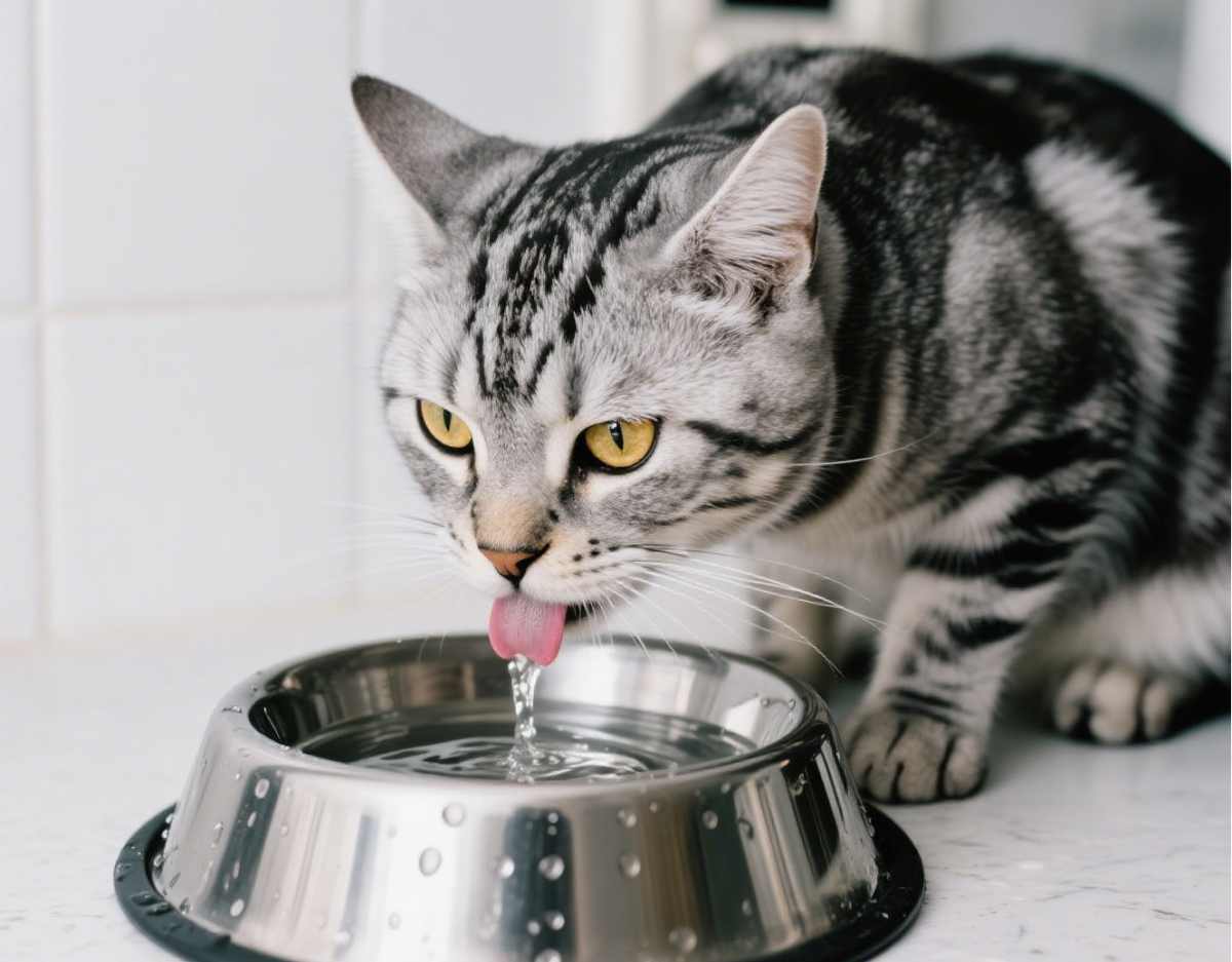 夏天猫咪不喝水?8种小技巧让它主动喝!(图1) 夏天猫咪不喝水?8种小技巧让它主动喝!(图1)
