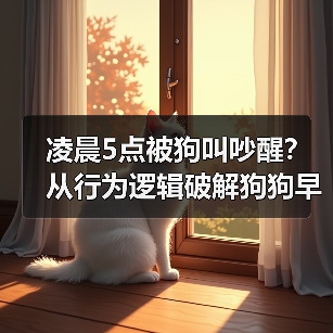 凌晨5点被狗叫吵醒？从行为逻辑破解狗狗早起吠叫难题(图1)