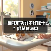 猫咪肝功能不好吃什么？附禁食清单(图3)