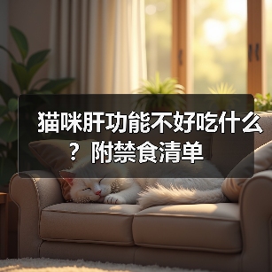 猫咪肝功能不好吃什么？附禁食清单(图2)
