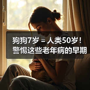 狗狗7岁=人类50岁!警惕这些老年病的早期信号(图1) 狗狗7岁=人类50岁!警惕这些老年病的早期信号(图1)