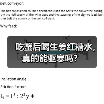 吃蟹后喝生姜红糖水,真的能驱寒吗?(图3) 吃蟹后喝生姜红糖水,真的能驱寒吗?(图3)
