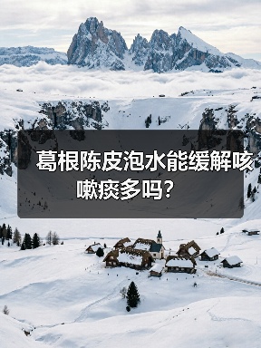 葛根陈皮泡水能缓解咳嗽痰多吗？(图4)