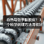 血热导致手脚脱皮?3个科学调理方法请收好(图2) 血热导致手脚脱皮?3个科学调理方法请收好(图2)