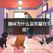猫咪为什么喜欢藏在车底?(图1) 猫咪为什么喜欢藏在车底?(图1)