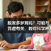 脱发多梦耳鸣?可能与肾虚有关,教你科学辨证调理避误区(图1) 脱发多梦耳鸣?可能与肾虚有关,教你科学辨证调理避误区(图1)
