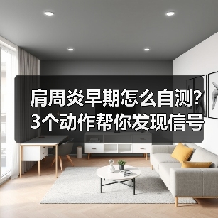 肩周炎早期怎么自测?3个动作帮你发现信号(图4) 肩周炎早期怎么自测?3个动作帮你发现信号(图4)