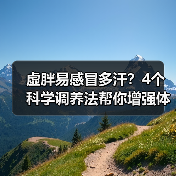 虚胖易感冒多汗?4个科学调养法帮你增强体质(图2) 虚胖易感冒多汗?4个科学调养法帮你增强体质(图2)