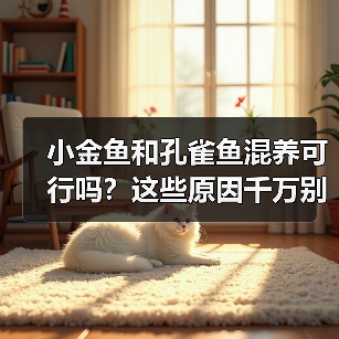 小金鱼和孔雀鱼混养可行吗？这些原因千万别忽视(图4)