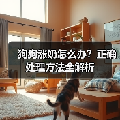 狗狗涨奶怎么办？正确处理方法全解析(图2)