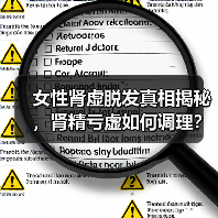 女性肾虚脱发真相揭秘,肾精亏虚如何调理?(图1) 女性肾虚脱发真相揭秘,肾精亏虚如何调理?(图1)