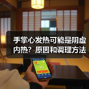 手掌心发热可能是阴虚内热？原因和调理方法看这里(图2)