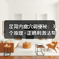足背内庭穴调便秘：3个原理+正确刺激法帮你缓解困扰(图2)