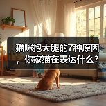猫咪抱大腿的7种原因,你家猫在表达什么?(图4) 猫咪抱大腿的7种原因,你家猫在表达什么?(图4)