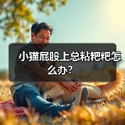 小猫屁股上总粘粑粑怎么办?(图4) 小猫屁股上总粘粑粑怎么办?(图4)