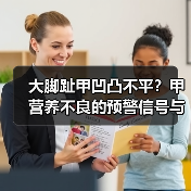 大脚趾甲凹凸不平？甲营养不良的预警信号与