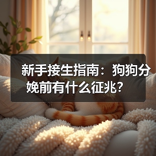 新手接生指南:狗狗分娩前有什么征兆?(图3) 新手接生指南:狗狗分娩前有什么征兆?(图3)