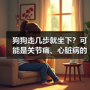 狗狗走几步就坐下?可能是关节痛、心脏病的信号(图1) 狗狗走几步就坐下?可能是关节痛、心脏病的信号(图1)