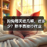 狗狗每天吃几顿、吃多少?新手直接抄作业(图3) 狗狗每天吃几顿、吃多少?新手直接抄作业(图3)