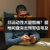 非运动性大腿酸痛?腰椎间盘突出预警信号及科学应对指南(图1) 非运动性大腿酸痛?腰椎间盘突出预警信号及科学应对指南(图1)