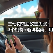 三七花辅助改善失眠:3个机制+避坑指南,用错反而加重(图1) 三七花辅助改善失眠:3个机制+避坑指南,用错反而加重(图1)