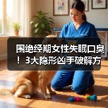 围绝经期女性失眠口臭!3大隐形凶手破解方法(图1) 围绝经期女性失眠口臭!3大隐形凶手破解方法(图1)