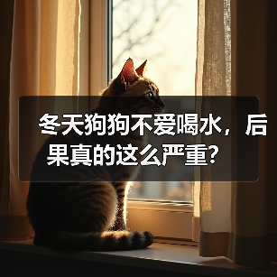 冬天狗狗不爱喝水,后果真的这么严重?(图3) 冬天狗狗不爱喝水,后果真的这么严重?(图3)