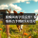 狗狗叫名字没反应?警惕听力下降的5大信号(图2) 狗狗叫名字没反应?警惕听力下降的5大信号(图2)