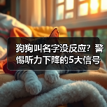 狗狗叫名字没反应?警惕听力下降的5大信号(图3) 狗狗叫名字没反应?警惕听力下降的5大信号(图3)