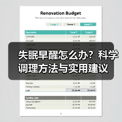 失眠早醒怎么办?科学调理方法与实用建议(图2) 失眠早醒怎么办?科学调理方法与实用建议(图2)