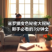 暹罗猫变色秘密大揭秘：新手必看的3分钟全