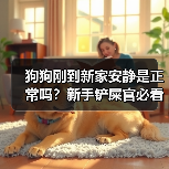 狗狗刚到新家安静是正常吗？新手铲屎官必看