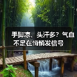 手脚凉、头汗多?气血不足在悄悄发信号(图4) 手脚凉、头汗多?气血不足在悄悄发信号(图4)
