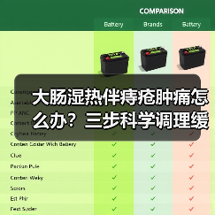 大肠湿热伴痔疮肿痛怎么办?三步科学调理缓解出血(图1) 大肠湿热伴痔疮肿痛怎么办?三步科学调理缓解出血(图1)