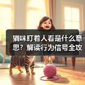 猫咪盯着人看是什么意思?解读行为信号全攻略(图1) 猫咪盯着人看是什么意思?解读行为信号全攻略(图1)