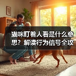 猫咪盯着人看是什么意思?解读行为信号全攻略(图2) 猫咪盯着人看是什么意思?解读行为信号全攻略(图2)
