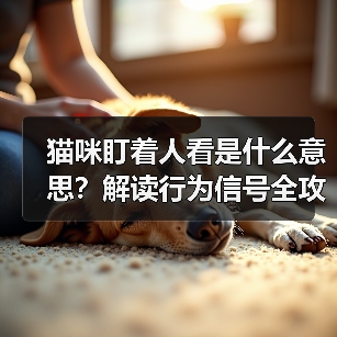 猫咪盯着人看是什么意思?解读行为信号全攻略(图3) 猫咪盯着人看是什么意思?解读行为信号全攻略(图3)