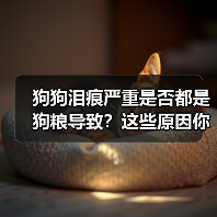 狗狗泪痕严重是否都是狗粮导致?这些原因你可能忽视了(图1) 狗狗泪痕严重是否都是狗粮导致?这些原因你可能忽视了(图1)