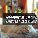 狗狗泪痕严重是否都是狗粮导致?这些原因你可能忽视了(图2) 狗狗泪痕严重是否都是狗粮导致?这些原因你可能忽视了(图2)