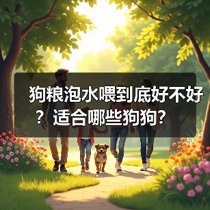狗粮泡水喂到底好不好?适合哪些狗狗?(图1) 狗粮泡水喂到底好不好?适合哪些狗狗?(图1)