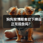 狗狗发情期食欲下降是正常现象吗？(图2)