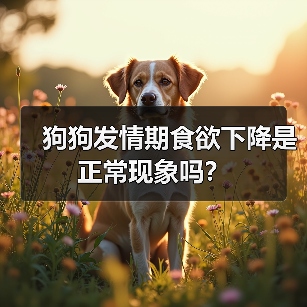 狗狗发情期食欲下降是正常现象吗？(图1)