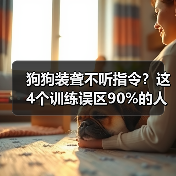 狗狗装聋不听指令？这4个训练误区90%的