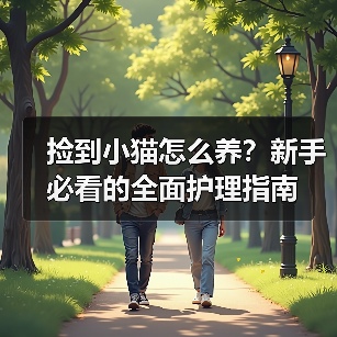 捡到小猫怎么养？新手必看的全面护理指南