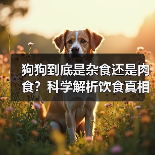 狗狗到底是杂食还是肉食？科学解析饮食真相(图3)