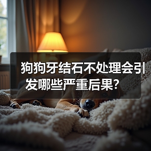 狗狗牙结石不处理会引发哪些严重后果？