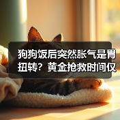 狗狗饭后突然胀气是胃扭转?黄金抢救时间仅4小时!(图2) 狗狗饭后突然胀气是胃扭转?黄金抢救时间仅4小时!(图2)
