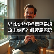 猫咪突然狂摇尾巴是想攻击你吗?解读尾巴语言的隐藏信号(图2) 猫咪突然狂摇尾巴是想攻击你吗?解读尾巴语言的隐藏信号(图2)