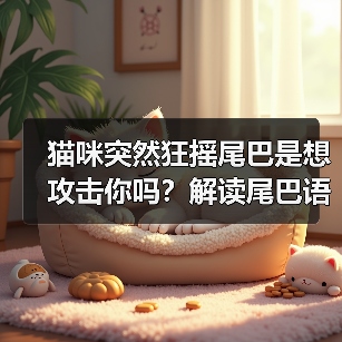 猫咪突然狂摇尾巴是想攻击你吗？解读尾巴语